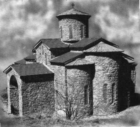 Byzanský kostel - Zelenčuk