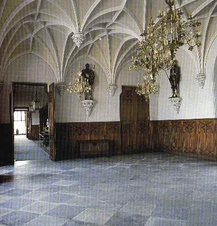 Lednický zámek - interiér